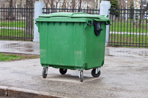 Residents utilizing waste removal services in Uxbridge