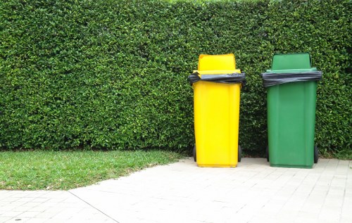 Recycling process at a Uxbridge facility